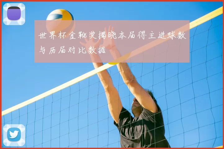 世界杯金靴奖揭晓本届得主进球数与历届对比数据